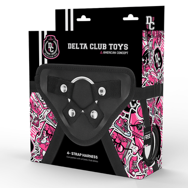 Imbracatura regolabile in neoprene per dildo DELTACLUB, comfort e controllo